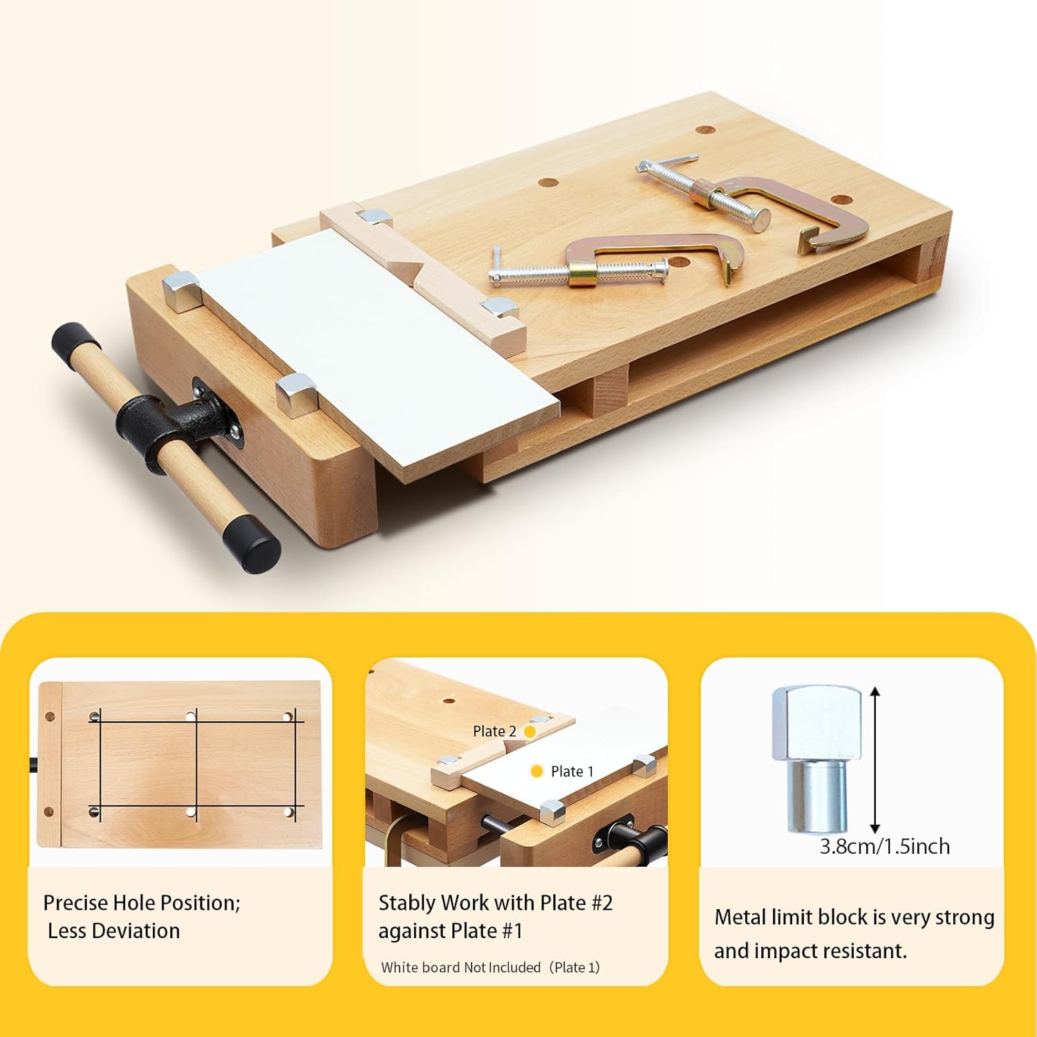 Woodworking Vise Types - Meja Kerja Kayu Keras dengan Vise