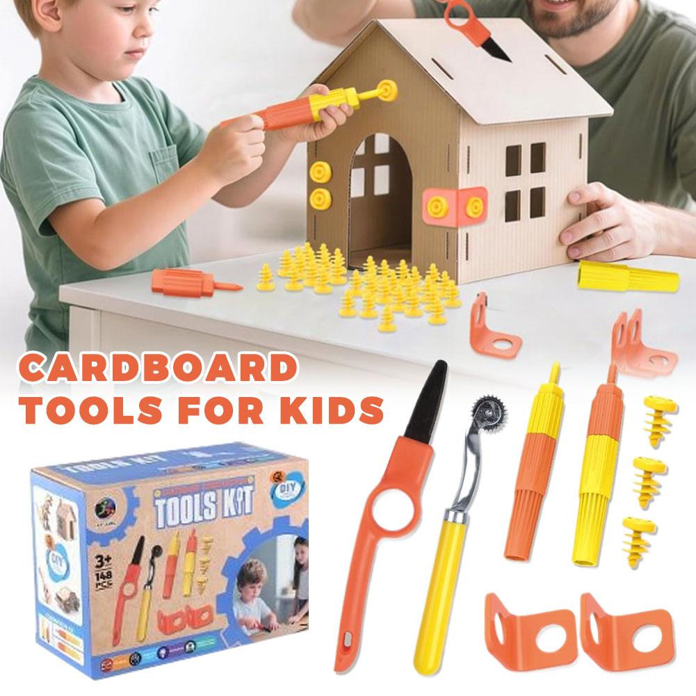 Woodworking Veneer Cutter - Set Alat Sekrup Penyambung Karton DIY