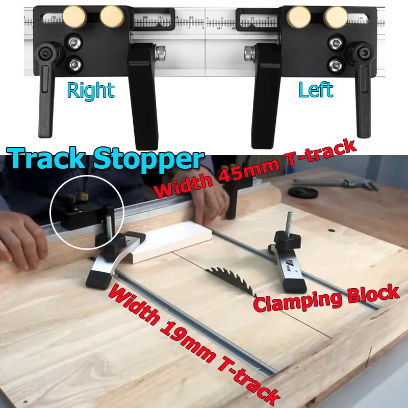 Woodworking Routers - Paduan Aluminium Woodworking Alur Geser Slot
