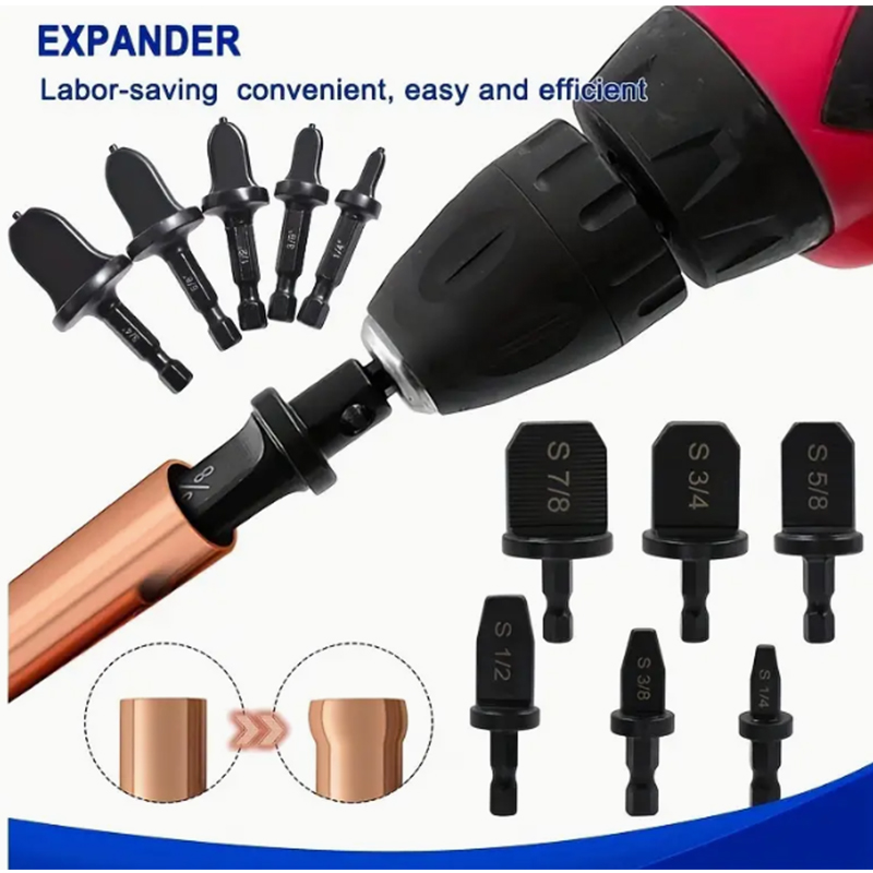 Woodworking Videos - Pembesar lubang tabung tembaga elektrik, Set