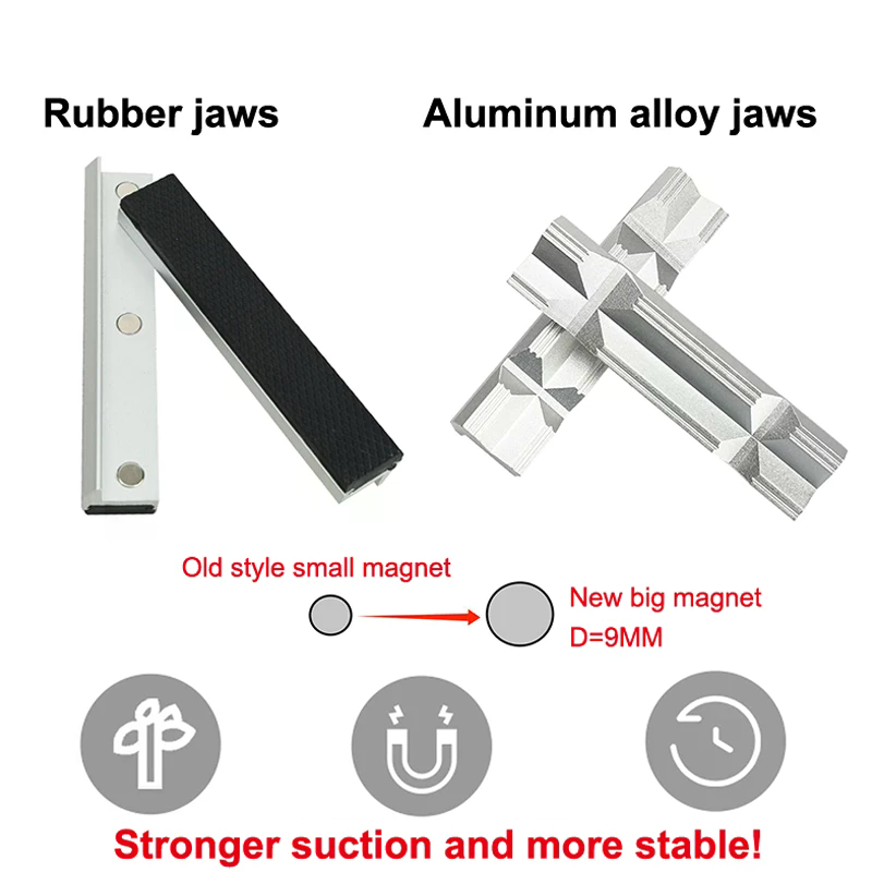 Woodworking Vise Types - Pelindung Vise Magnetik Tipe V, Penutup