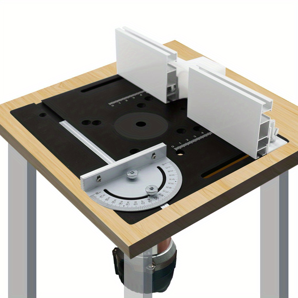 Woodworking Routers - Papan Sisipan Desktop Router Aluminium, Papan