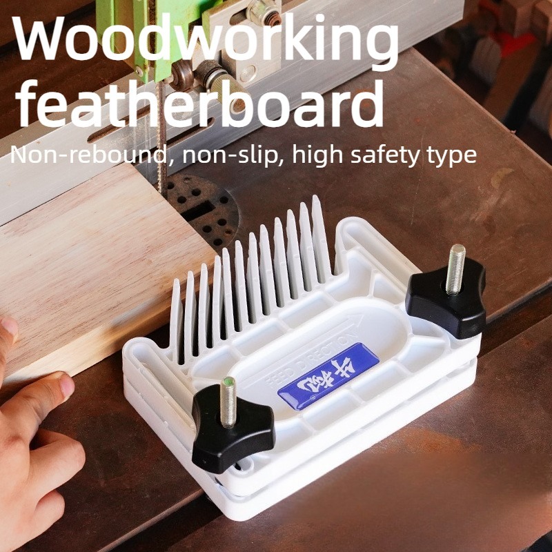 Woodworking Kickback - Alat Pemotong Kayu Anti-Kickback, Featherboard, Safety