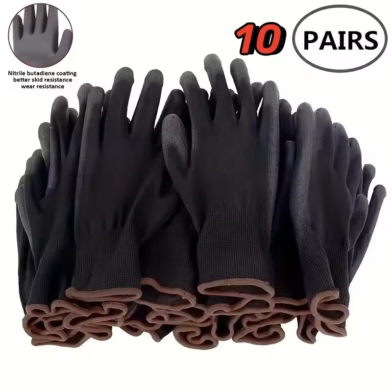 Woodworking Gloves - 10 Pasang Sarung Tangan Keselamatan Tahan