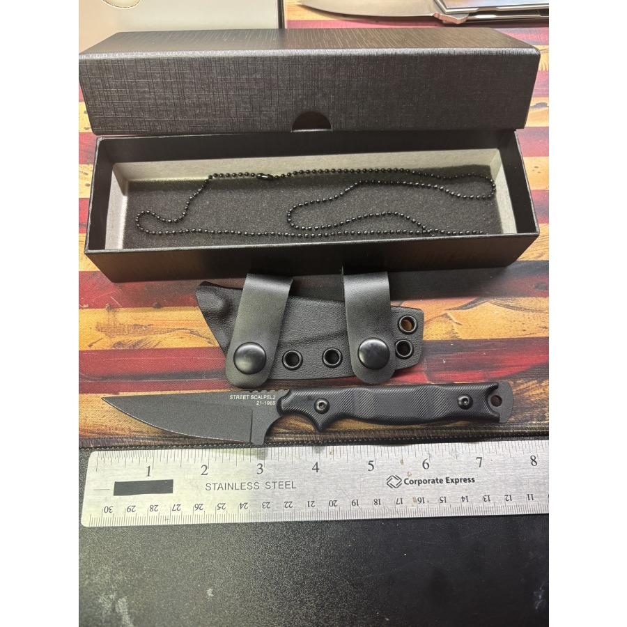 Woodworking Usa - Pisau TOPS Street Scalpel 2 Kanvas