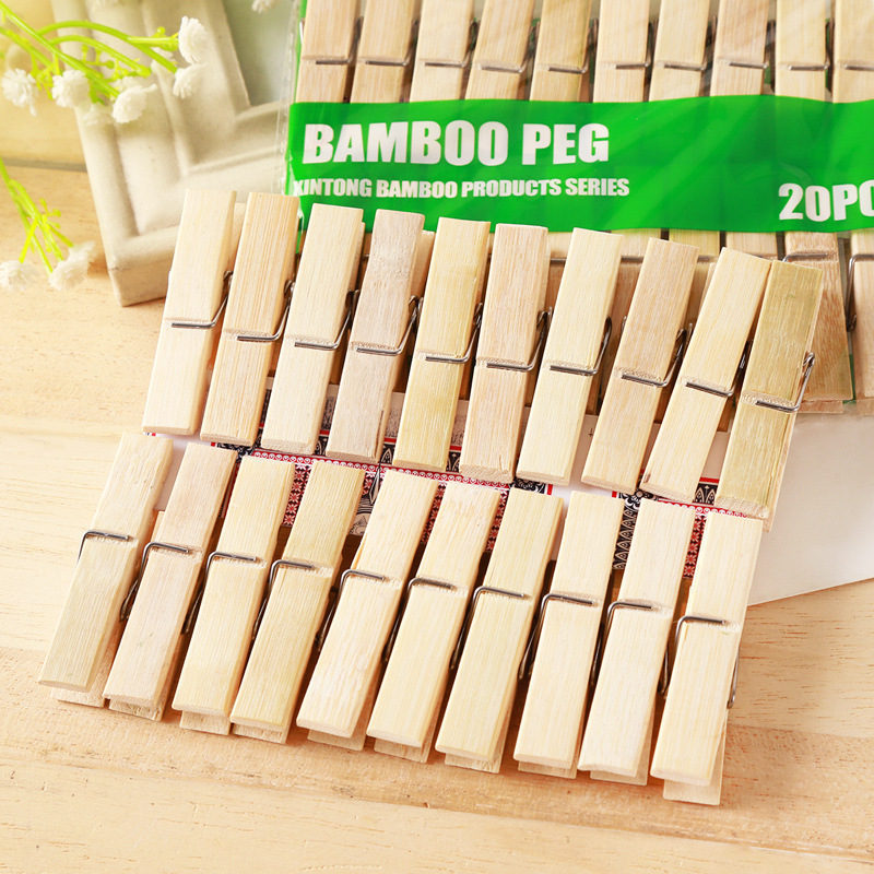 20 buah penjepit baju bambu al - Woodworking Z Clips ulasan dan harga