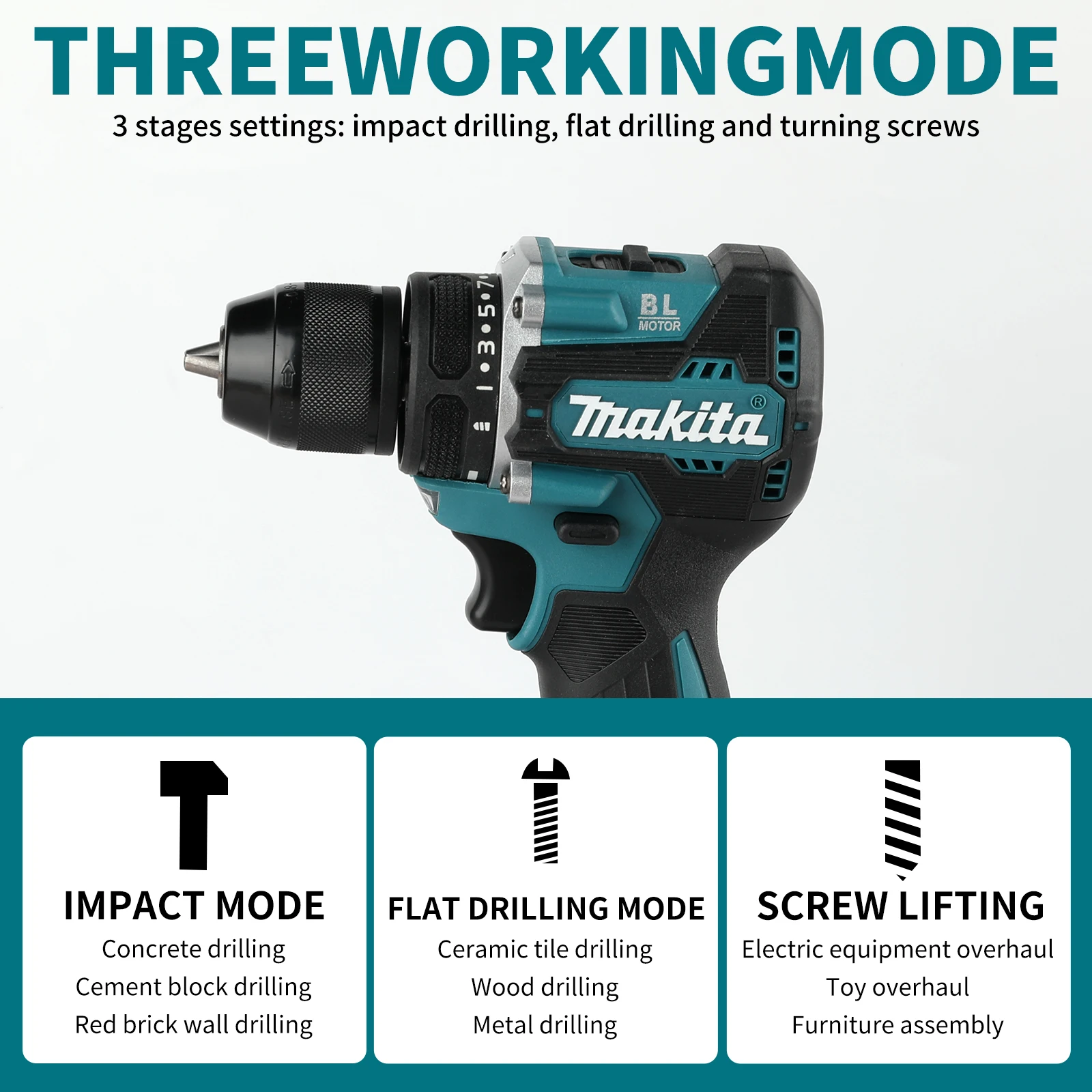 Makita DDF487 18V Lithium Dril - Makita Drill Ddf484 ulasan dan harga