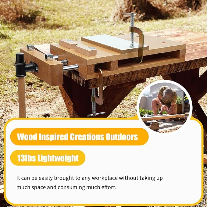 Meja Kerja Kayu Keras dengan V - Woodworking Vise Types ulasan dan harga
