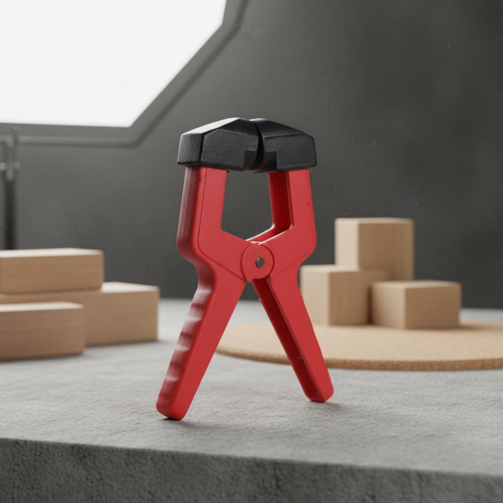 Penjepit Segitiga Warna Merah  - Woodworking Hand Tools ulasan dan harga