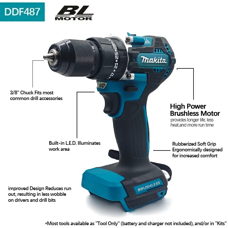 2026 Makita DDF487 18V Bor Lis - Makita Drill Ddf484 ulasan dan harga