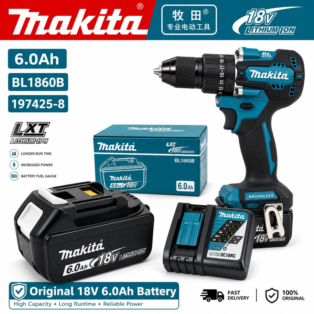 100% Asli Makita DDF487 18V Ob - Makita Drill Ddf484 ulasan dan harga