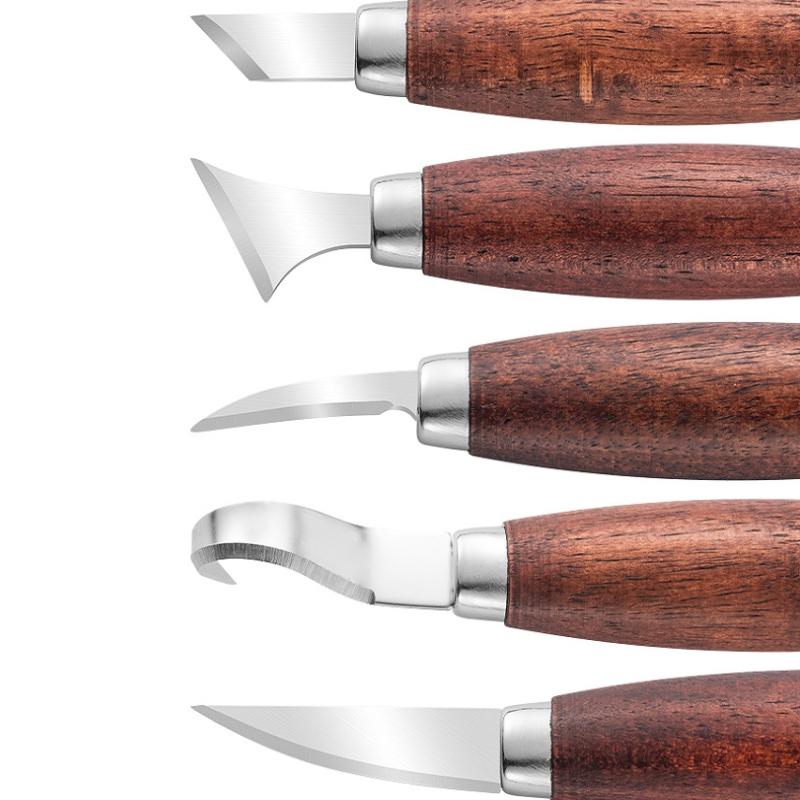5 Pcs Set Pahat Ukir Kayu - Al - Woodworking Hand Tools ulasan dan harga