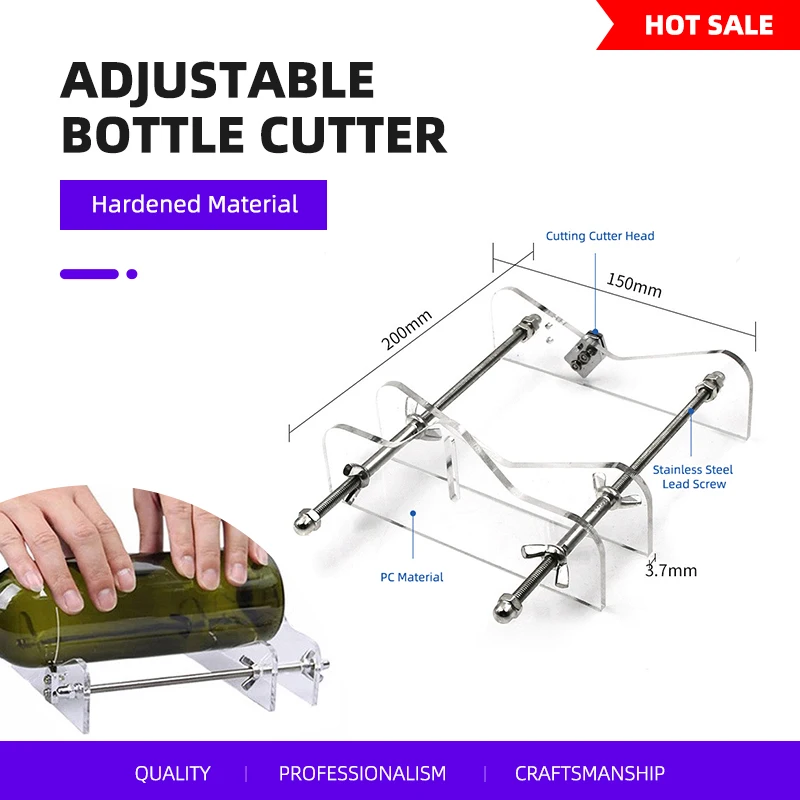 Alat Pemotong Botol Kaca Baru, - Woodworking Gift Ideas ulasan dan harga