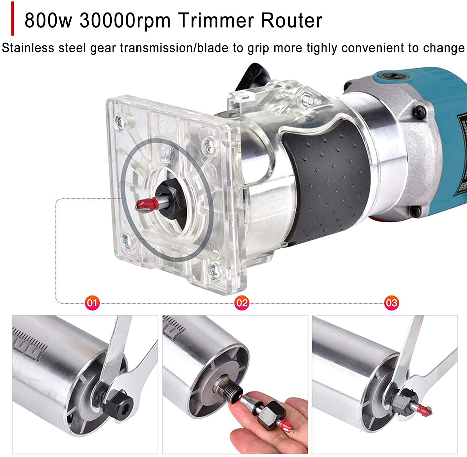 Mesin Router Kayu Listrik 800W - Woodworking Usa ulasan dan harga