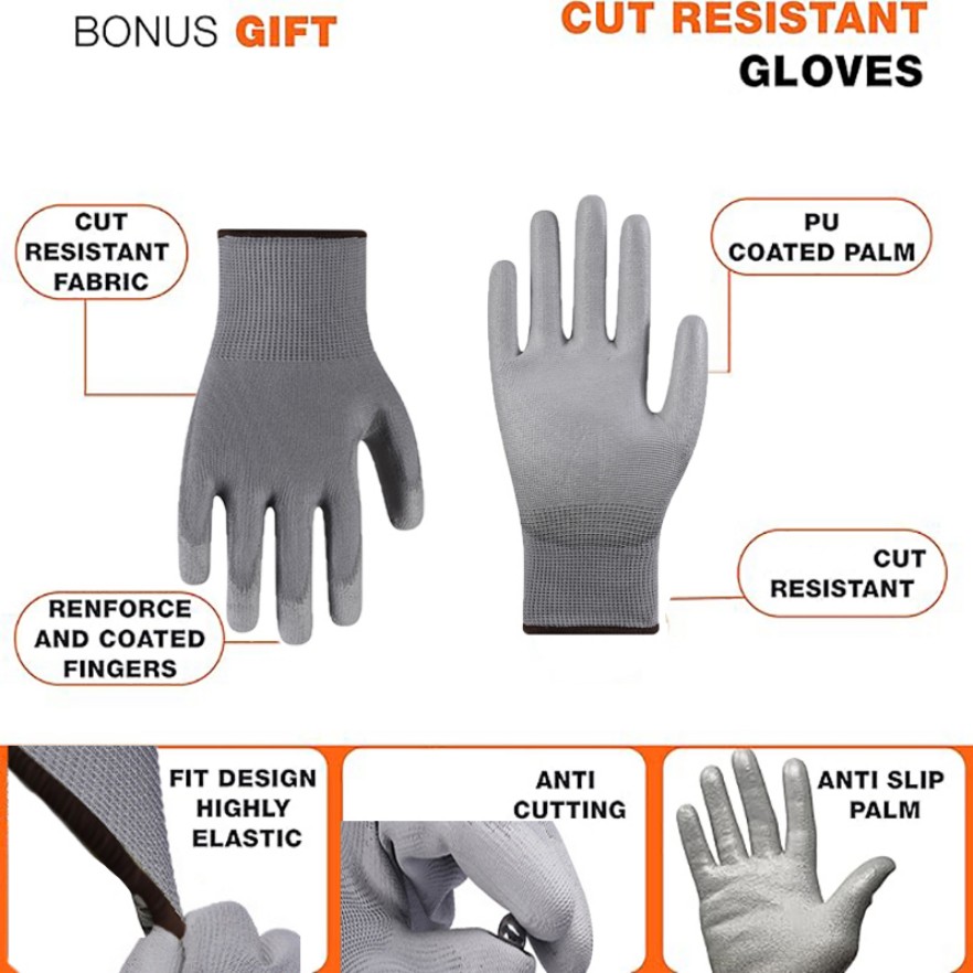 CZHIYAO Pelindung Lutut Anti-S - Woodworking Gloves ulasan dan harga