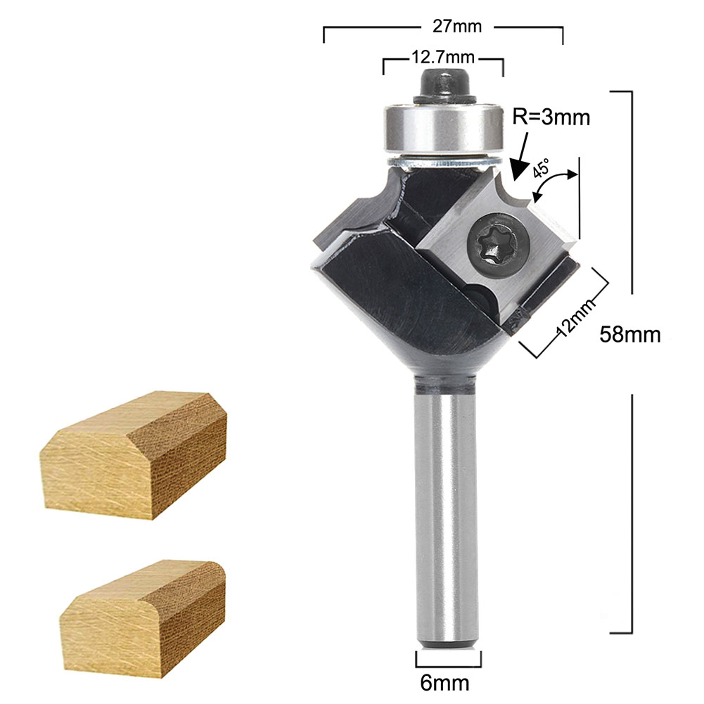 Mata Bor Router Pemotong Kayu  - Woodworking Kickback ulasan dan harga
