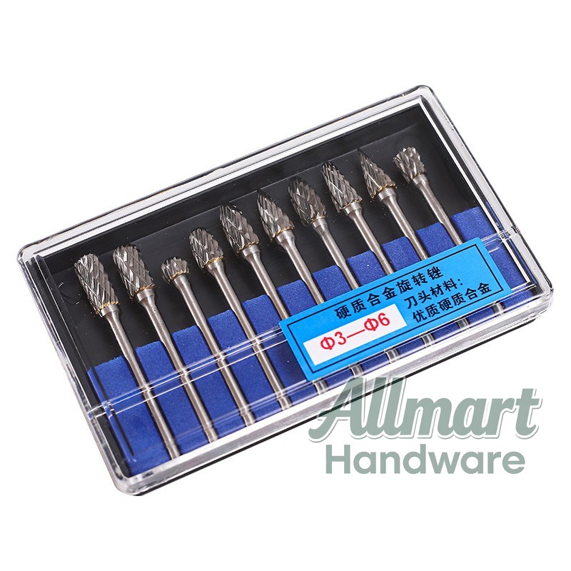 10PCS Set Mata Bor Kayu Karbid - Woodworking Kit ulasan dan harga