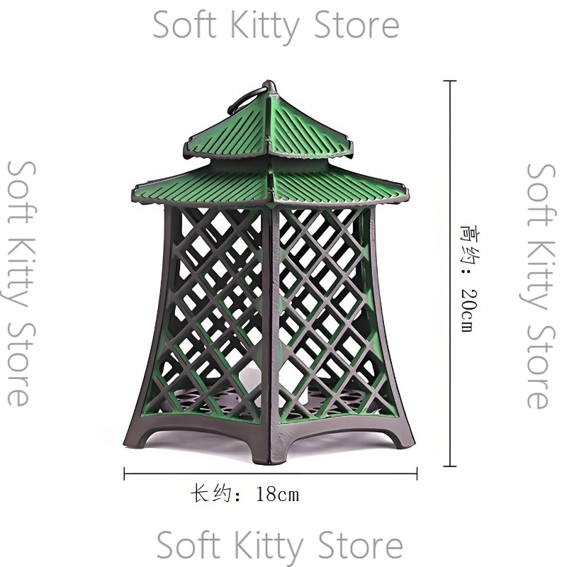 Lampu besi cor, tempat lilin b - Zen Woodworking ulasan dan harga