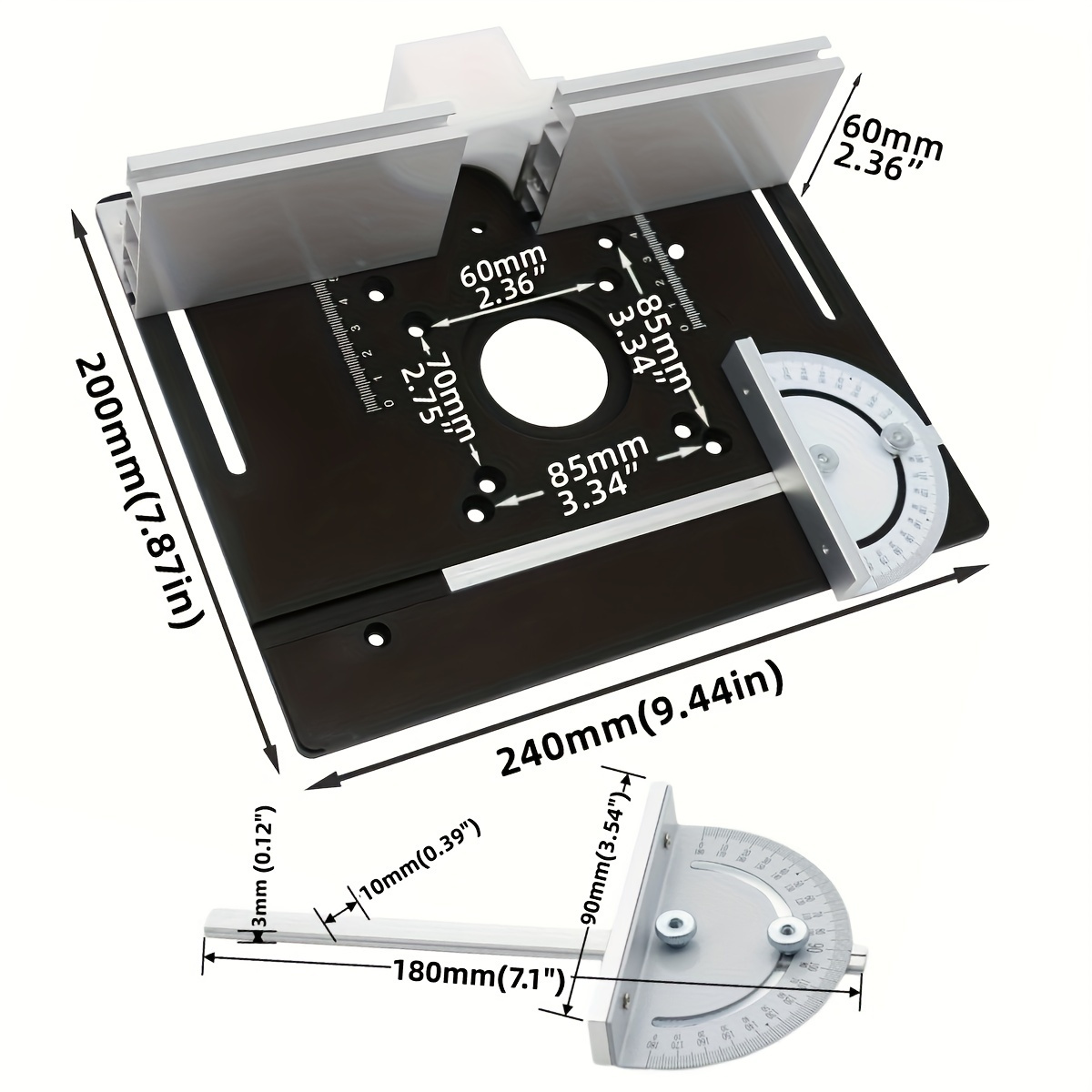 Papan Sisipan Desktop Router A - Woodworking Routers ulasan dan harga