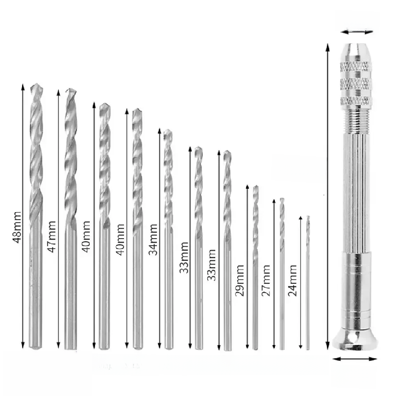 0.8-3.0mm Mini Hand Drill Alat - Woodworking Hand Tools ulasan dan harga