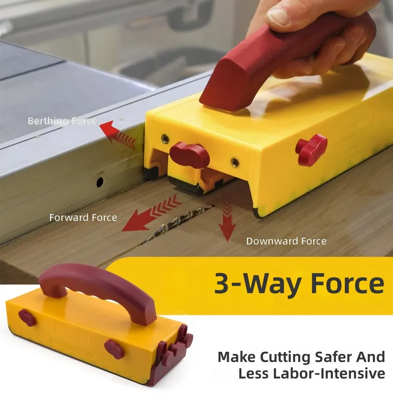 Pegangan Dorong Gergaji Meja,  - Woodworking Kickback ulasan dan harga