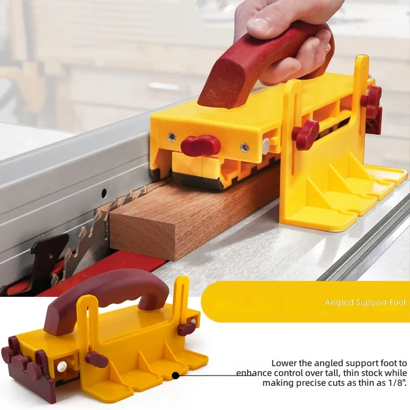 Pegangan Dorong Gergaji Meja,  - Woodworking Kickback ulasan dan harga
