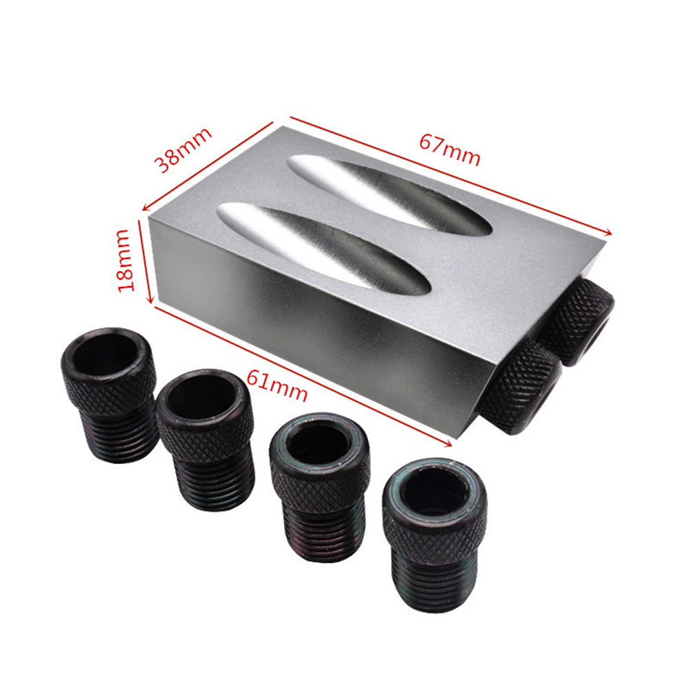 34pcs Set Bor Lubang Miring 15 - Woodworking Kit ulasan dan harga