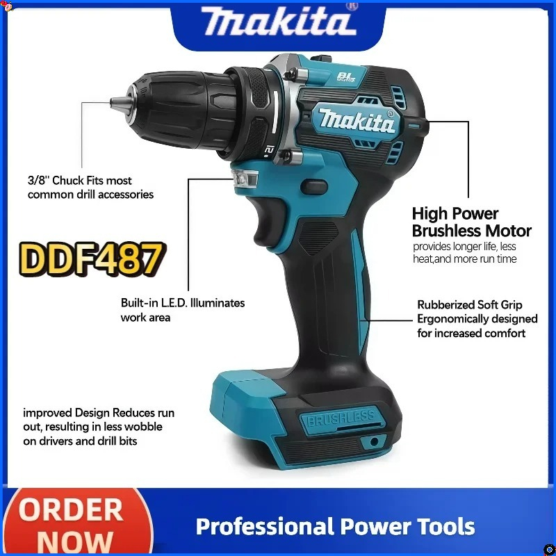 Obeng Listrik Makita DDF487 Br - Makita Drill Ddf484 ulasan dan harga